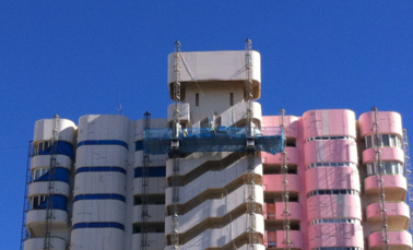 Torres Blancas con inhibidor de corrosion aplicado